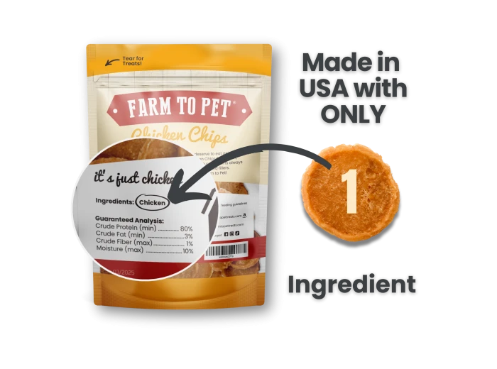 Chicken Chips Dog Treats 12oz