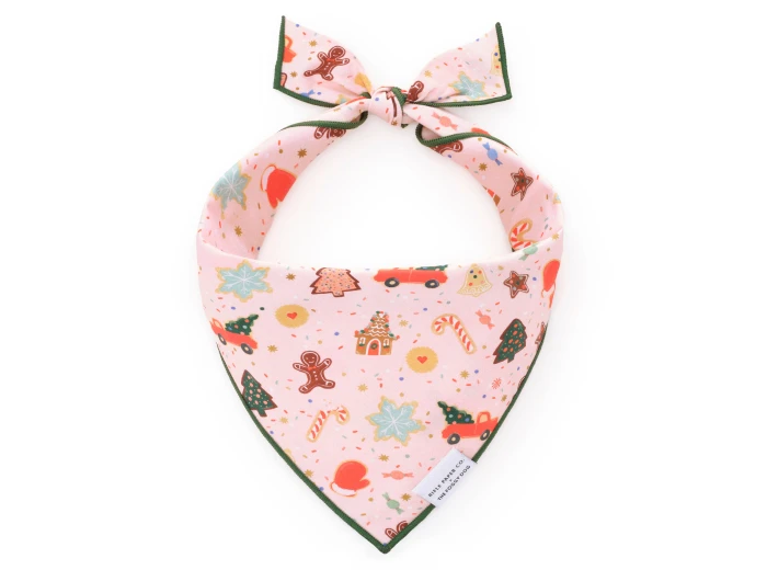 Rifle Paper Co. x TFD Holiday Cookies Dog Bandana Large
