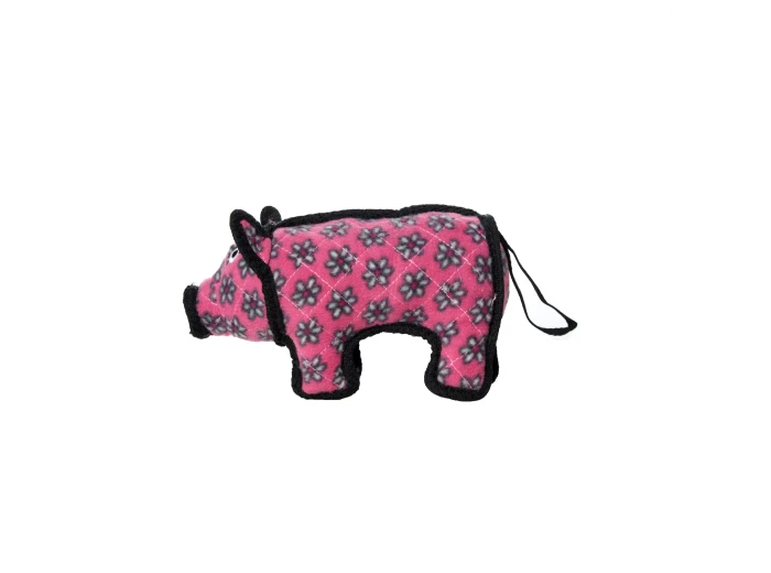 Tuffy Jr Barnyard Pig, Durable, Tough, Squeaky Dog Toy