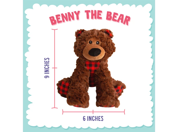Benny the Bear Dog Toy
