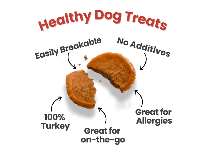 Turkey Chips Snack Packs for Dogs (24)