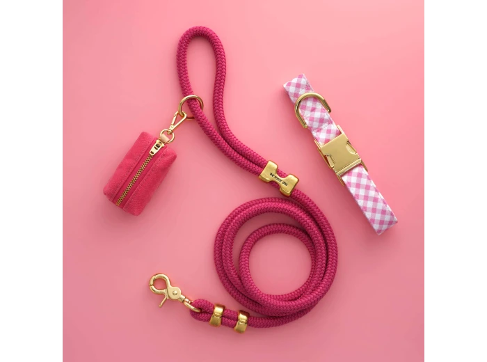 Hot Pink Marine Rope Dog Leash Standard 5 feet
