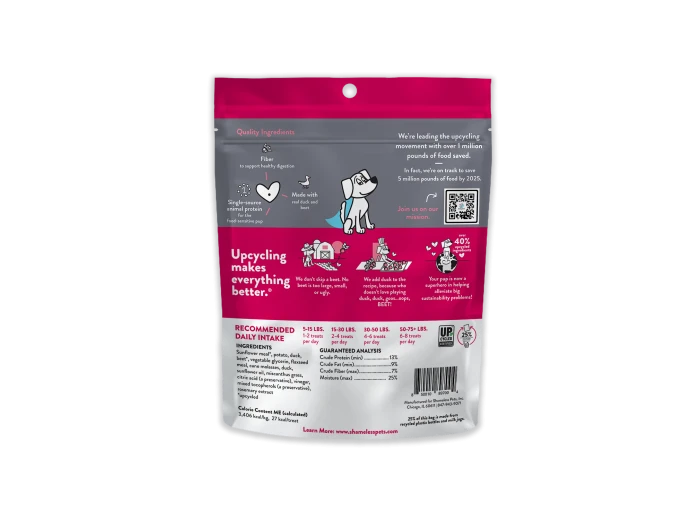 Duck Duck Beet Soft Baked Dog Treats